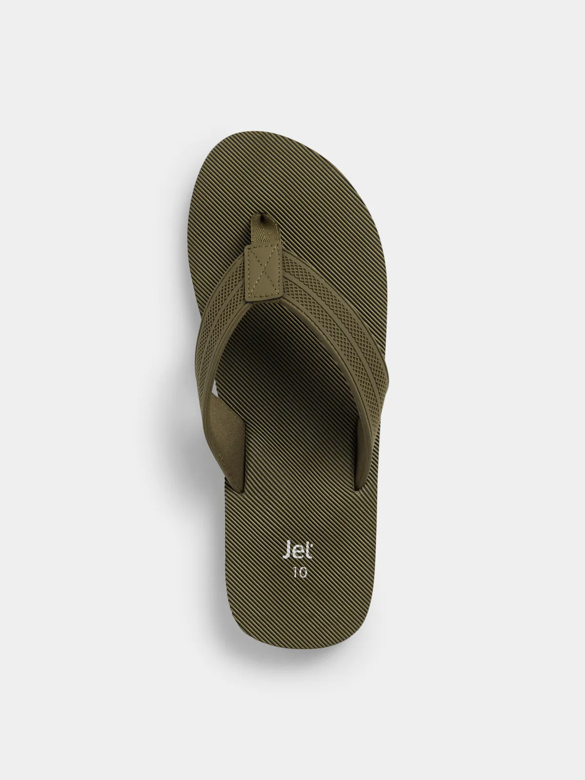 Jet Men's Khaki EVA Thong Sandals