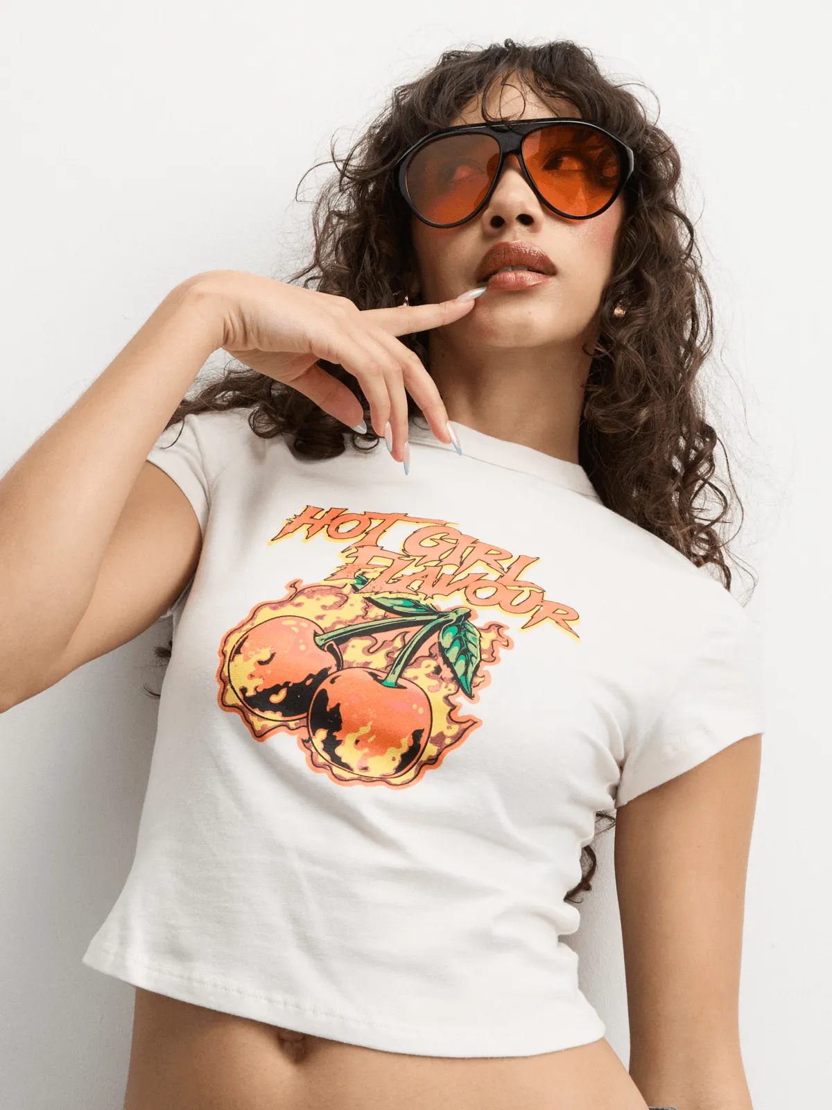 The FIX Women's Milk Hot Girl Flavour Graphic Top