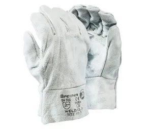 Pioneer Wrist Length Leather Gloves Chrome