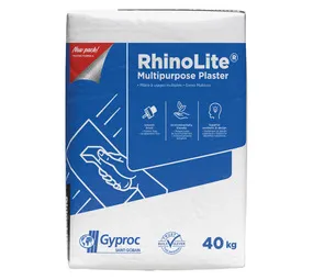 Gyproc Rhinolite Skimming Multipurpose Ceiling Plaster 40 kg