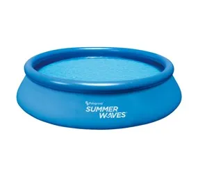 Polygroup Summer Waves 12ft Quick Set Ring Pool Blue 3660 x 3660 x 760 mm