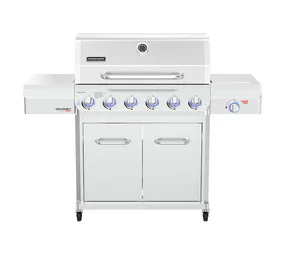 Megamaster Apex Series 6 Burner Gourmet Pro Patio Gas Braai