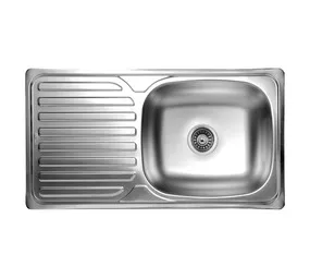 STELON DROPIN SINK DEB 915X460 90MM SLV