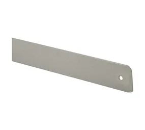 FIT Postform End Trim Aluminium Grey 600 mm