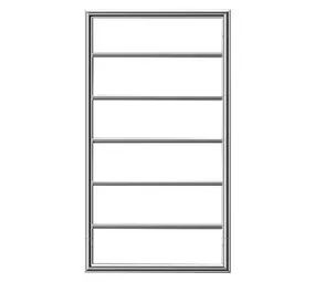 Jeeves Spartan Boxx Heated Towel Rail Polished with Left Power Connection ZAT5520L