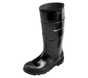 Bata Jobber Gumboot PVC Black Size 8