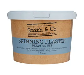 Smith and Co Skimming Plaster Grey 5 L - Exclusive to Builders