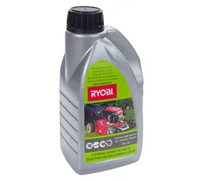 Ryobi 4-Stroke Engine Oil SAE 30 – 1 L High-Performance Lubricant for Petrol Garden Equipment