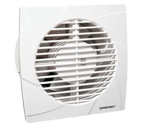 PowerWorx 6 Inch Square Ectractor Fan - Exclusive to Builders