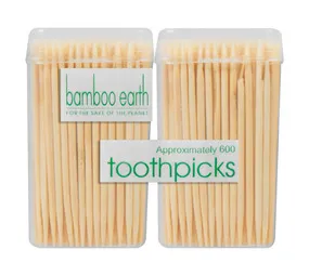Bamboo Earth 300 x 2mm Toothpicks