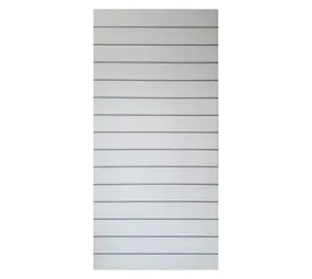 Dortello Cairo Hardboard Grooved Interior Door White 813 x 2032 mm