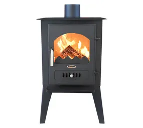 Econofire Vida LL 7.7–12.5 kW Freestanding Closed Combustion Fireplace – Wood Burning Heater with A…
