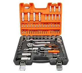 GRIP SCKT WREN 1/4" & DR 1/2" SET 94PC