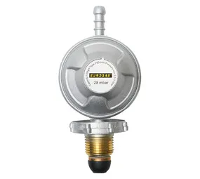 Eurogas Bullnose Regulator with Gas Hose Orange/Silver 2000 mm