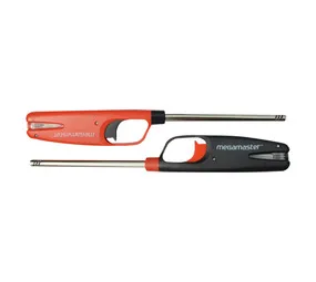 Megamaster Braai Lighters: 2-Pack Long-Reach Lighters in Red and Black