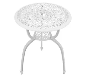 Anray Elizabeth Aluminium Table White