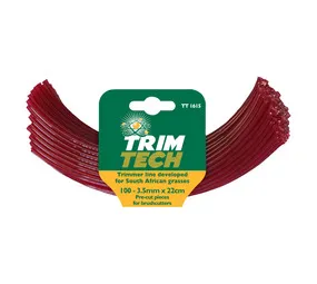 Trimtech Trimmer Line Nylon 3.5 mm x 22 cm – 100 Pre-Cut Pieces for Brushcutters, Durable and Easy …