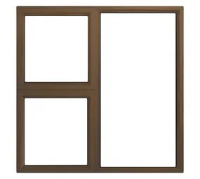 Kayo 28 mm Left Right Aluminium Window Frame Bronze 1200 x 1200 mm
