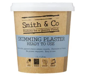 Smith and Co Skimming Plaster Grey 1 L - Exclusive to Builders