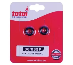 Totai 36/035P 2 x Bullnose O-Ring Black