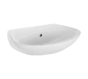 Betta Wall Hung Bathroom Basin Delux Excluding Waste and Taps White