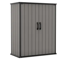 Keter Premier Tall Shed and Storage Grey 1400 x 736 x 1704 mm