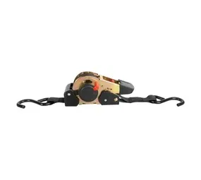 Tradequip Retractable Ratchet Tie Down Black 4.5 x 50 mm