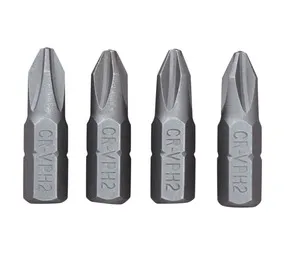 Eureka Size 2 Phillips Drill Bit 4 Piece