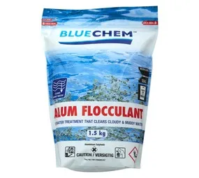 Bluechem Alum Flocculant 1.5 kg – Fast-Acting Pool Treatment for Cloudy Water and Sediment Removal