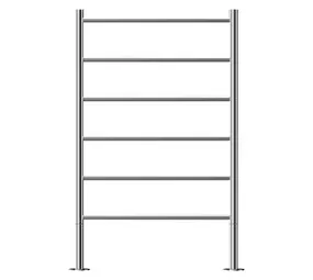 Jeeves Tangent X Freestanding Towel Rail Polished ZAX0620