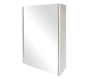 Denver Athena Nalini 1 Door Mirror Cabinet White