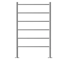 Jeeves Tangent X Freestanding Towel Rail Polished ZAX0520