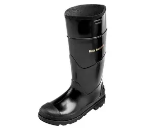 Bata Jobber Gumboot PVC Black Size 10
