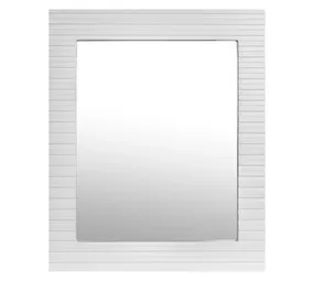 Lusso Valley Framed Door Mirror Cabinet White 500 x 120 x 605 mm