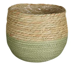 First Dutch Brands Round Jorck Basket - Green (180 x 180 x 150mm)