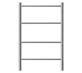 Jeeves Spartan I Heated Towel Rail Polished with Left Power Connection ZAI0520L
