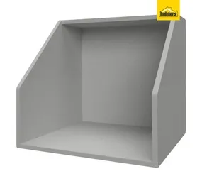 Home and Kitchen Melamine Microwave Cabinet Stone Grey