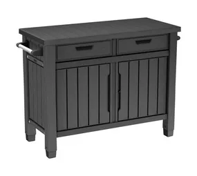 Keter Outdoor Buffet Storage Cabinet Graphite 520 x 1340 x 900 mm