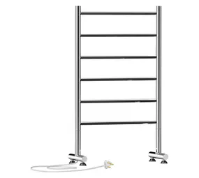 Jeeves Tangent Six Freestanding Heated Towel Polished ZAIF652