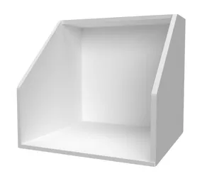 Home and Kitchen 600 mm Microwave Wall Cabinet - White Modular Kitchen Unit - 600 mm Specialized Ho…
