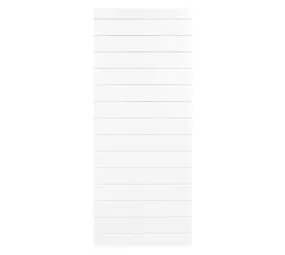 Swartland Winsters Horizontal Boarded Interior Door White 813 x 2032 mm