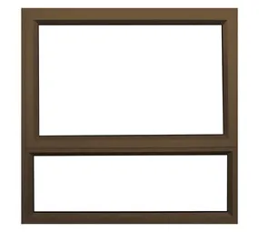 Kayo 28 mm Aluminium Window Bronze 900 x 900 mm