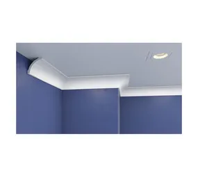 Upper Edge 2.0m Cove Polystyrene Cornices 60 x 60 mm  – Pack of 5  Lightweight, Paintable Wall Moul…