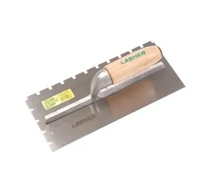 Lasher Tilers Trowels 6x6x19 Notched