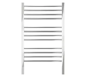 Jeeves Quadro P Heated Towel Rail Polished with Left Power Connection ZAP0620L