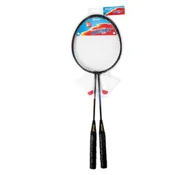 Shoot 2 Player Racquet Set Red/Blue