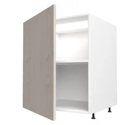 Home and Kitchen Melamine Base Cabinet Unit Black Cherry 600 x 560 x 720 mm