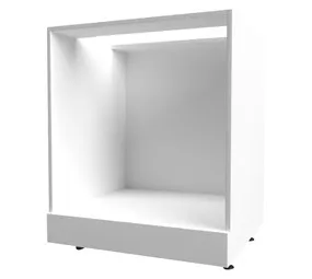Home and Kitchen 600 mm Under Counter Oven Unit – White Modular Kitchen Base Cabinet 560 x 600 x 72…