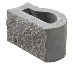 Cape Brick VR18 Charcoal Retaining Wall Block 300 x 175 x 180 mm DIY Gravity Wall System