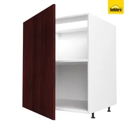 Home and Kitchen Melamine Base Cabinet Unit Mahogany 600 x 560 x 720 mm